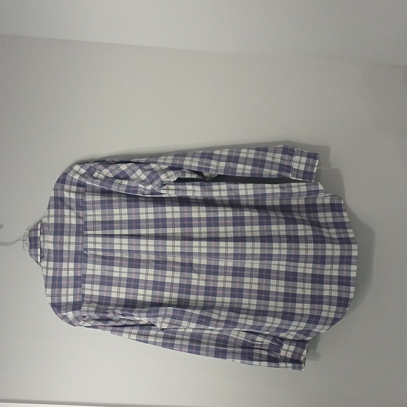 Vineyard vines Men's Purple Plaid Shirt, long-sleeved, pre-owned excellent cond - Picture 6 of 7
